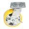Vestil Polyurethane Swivel With Brake Caster 6 In. Diameter x 2 In. Width 661 lb Yellow/Gray CST-PY-6X2PUA-SWB - alternate 6